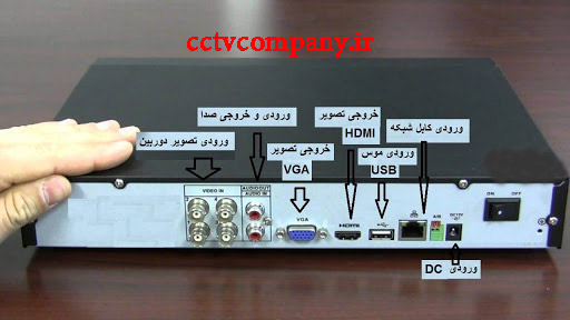 مراحل نصب دستگاه DVR