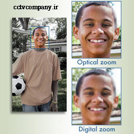 زوم دیجیتال و اپتیکال در دوربین مدار بسته
